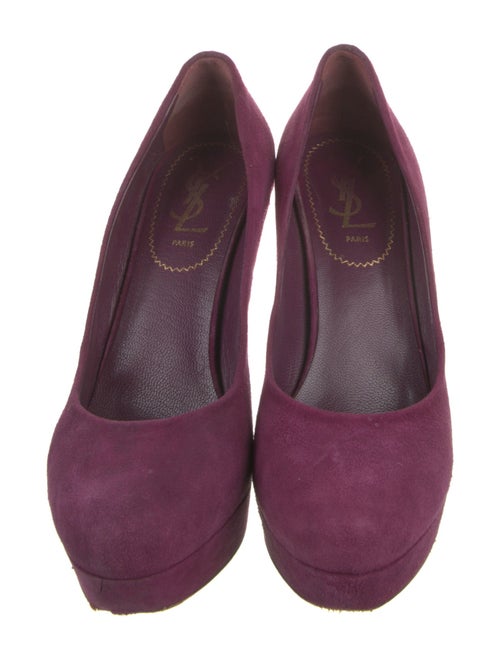 Yves Saint Laurent Rive Gauche Suede Pumps