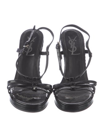 Yves Saint Laurent Patent Leather Espadrilles