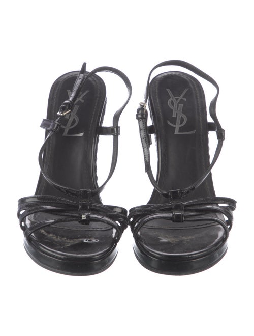 Yves Saint Laurent Patent Leather Espadrilles