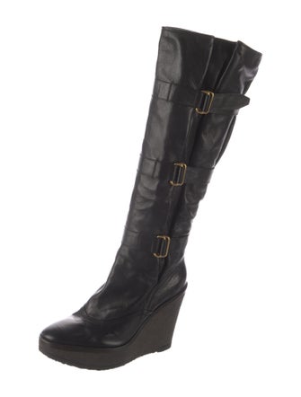 Yves Saint Laurent Leather Boots