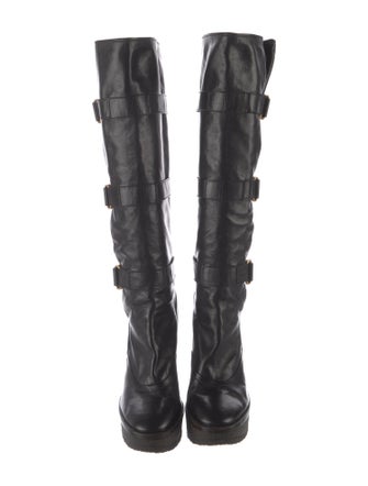Yves Saint Laurent Leather Boots