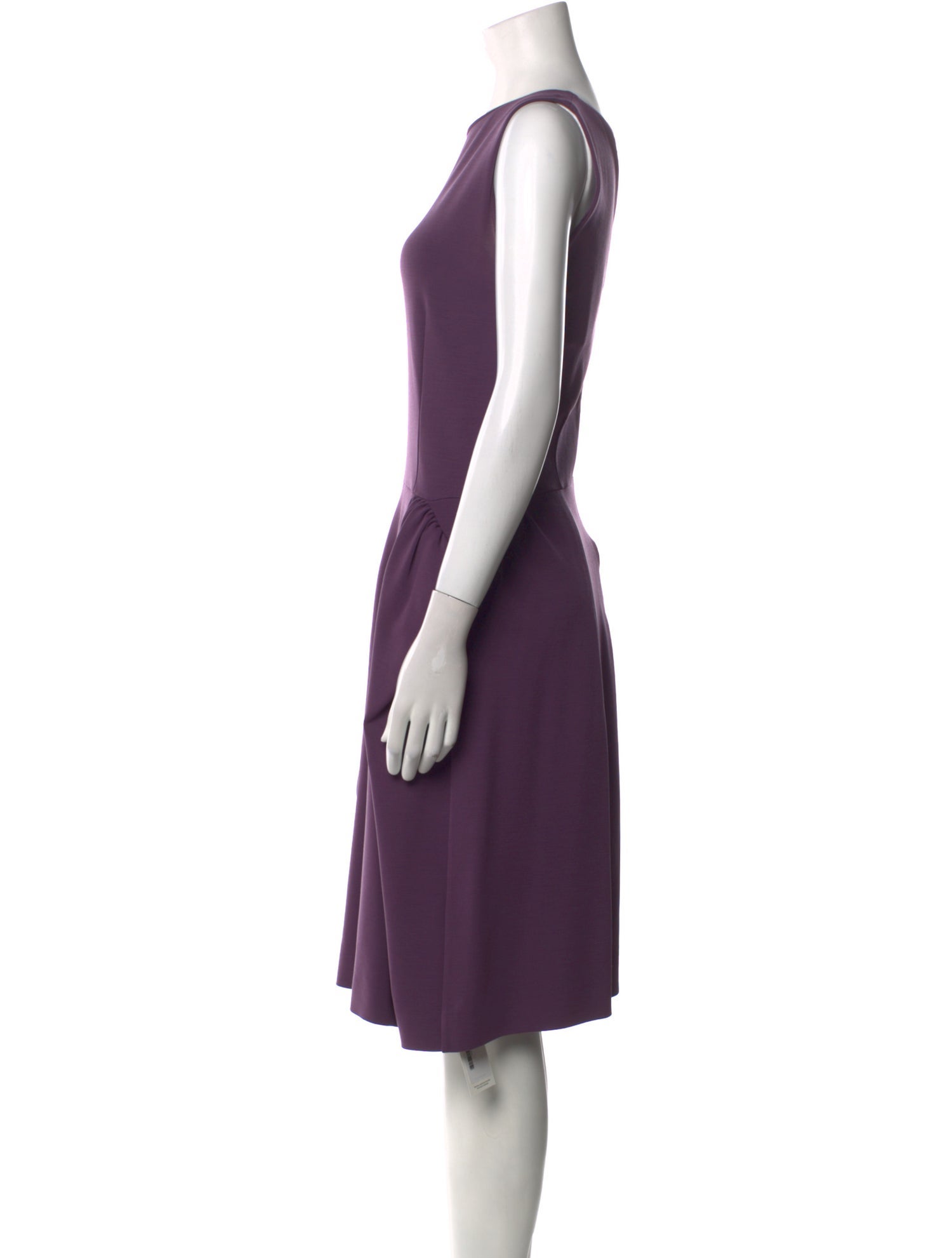 Yves Saint Laurent Wool Knee-Length Dress