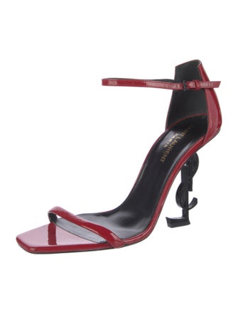 Saint Laurent Patent Leather Sandals