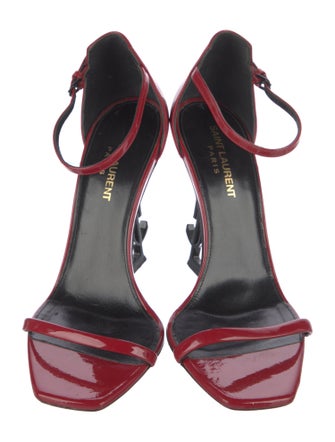 Saint Laurent Patent Leather Sandals