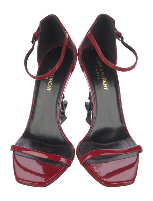 Saint Laurent Patent Leather Sandals