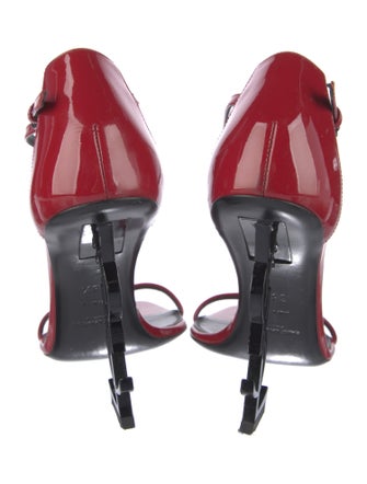 Saint Laurent Patent Leather Sandals