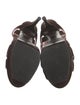 Yves Saint Laurent Leather T-Strap Sandals