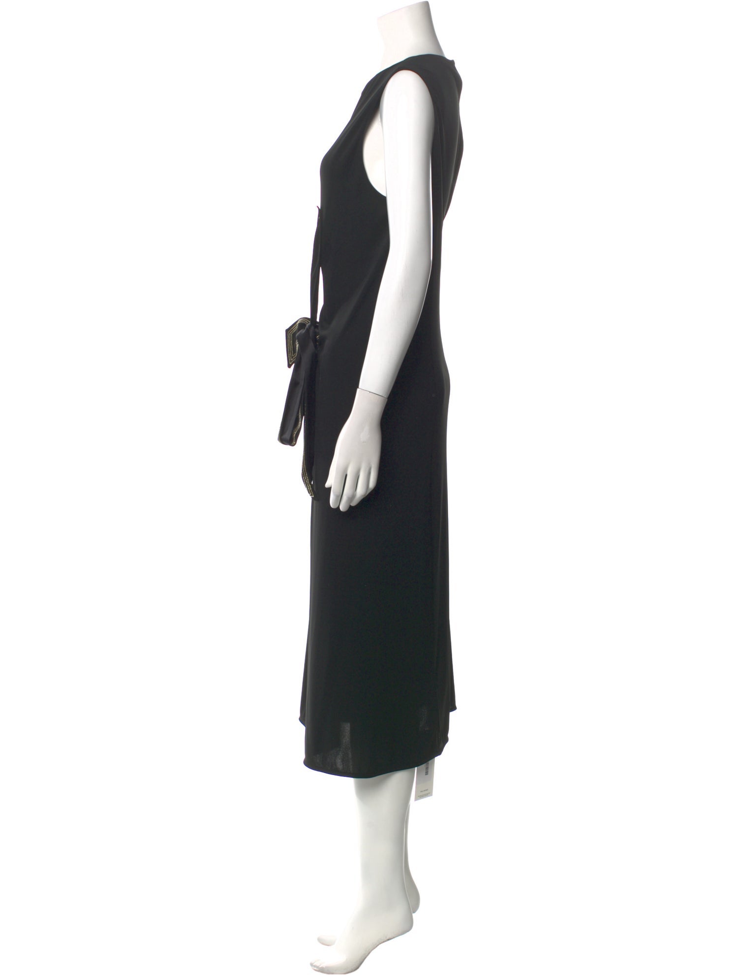 Yves Saint Laurent Wool Midi Length Dress