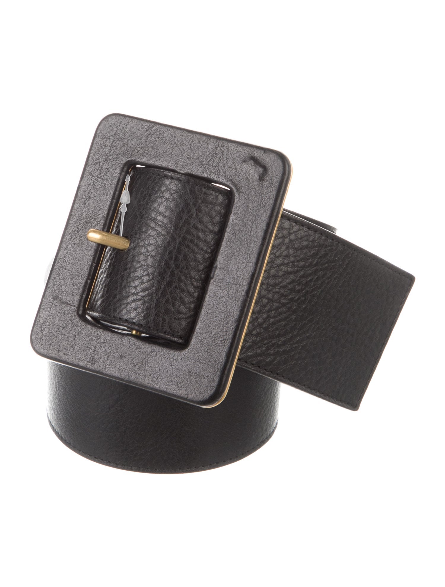 Yves Saint Laurent Wide Leather Belt