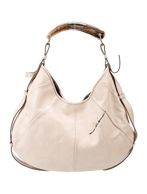 Yves Saint Laurent Rive Gauche Leather Hobo Large