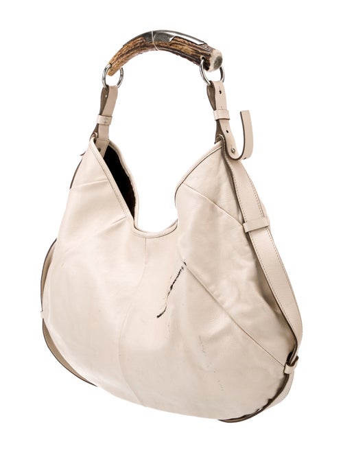Yves Saint Laurent Rive Gauche Leather Hobo Large