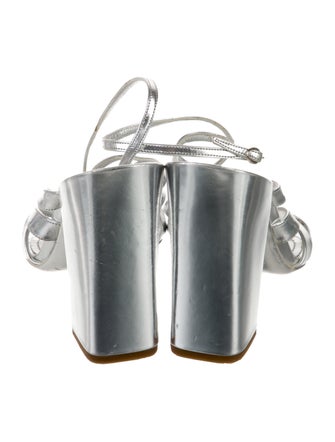 Yves Saint Laurent Leather Slingback Sandals