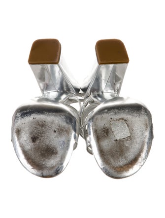 Yves Saint Laurent Leather Slingback Sandals