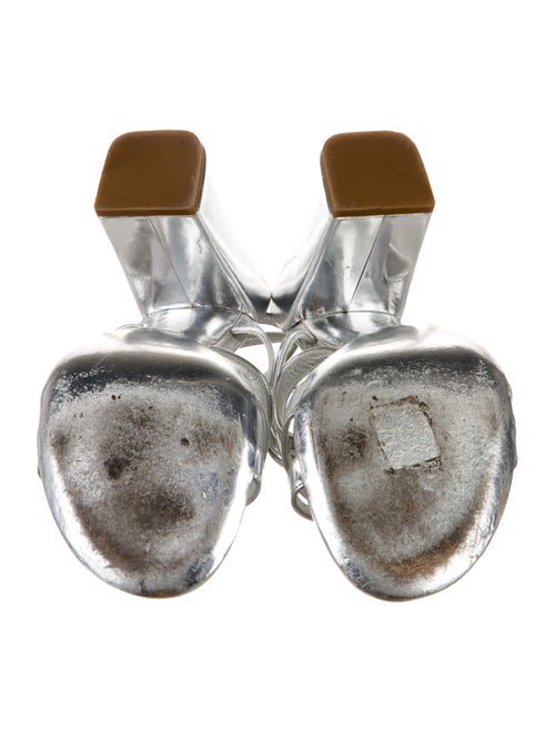 Yves Saint Laurent Leather Slingback Sandals