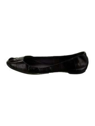 Yves Saint Laurent Eel Skin Flats