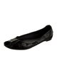 Yves Saint Laurent Eel Skin Flats