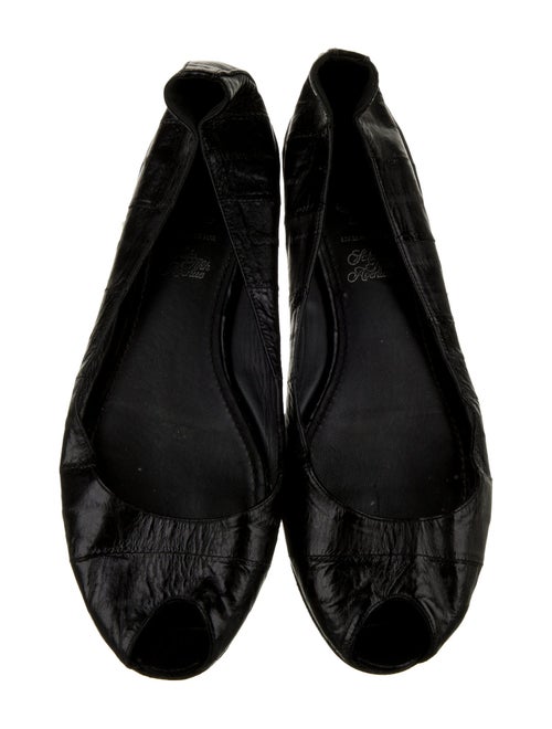 Yves Saint Laurent Eel Skin Flats