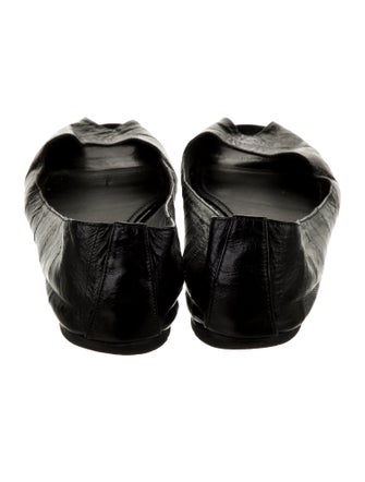 Yves Saint Laurent Eel Skin Flats