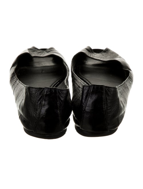 Yves Saint Laurent Eel Skin Flats