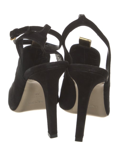 Yves Saint Laurent Suede Slingback Pumps