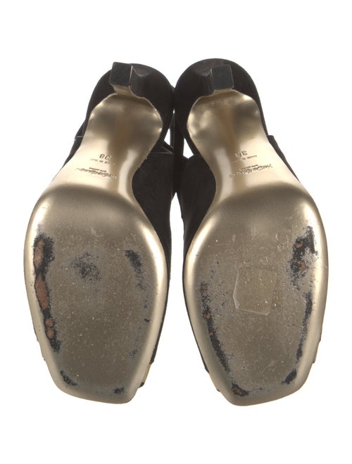 Yves Saint Laurent Suede Slingback Pumps