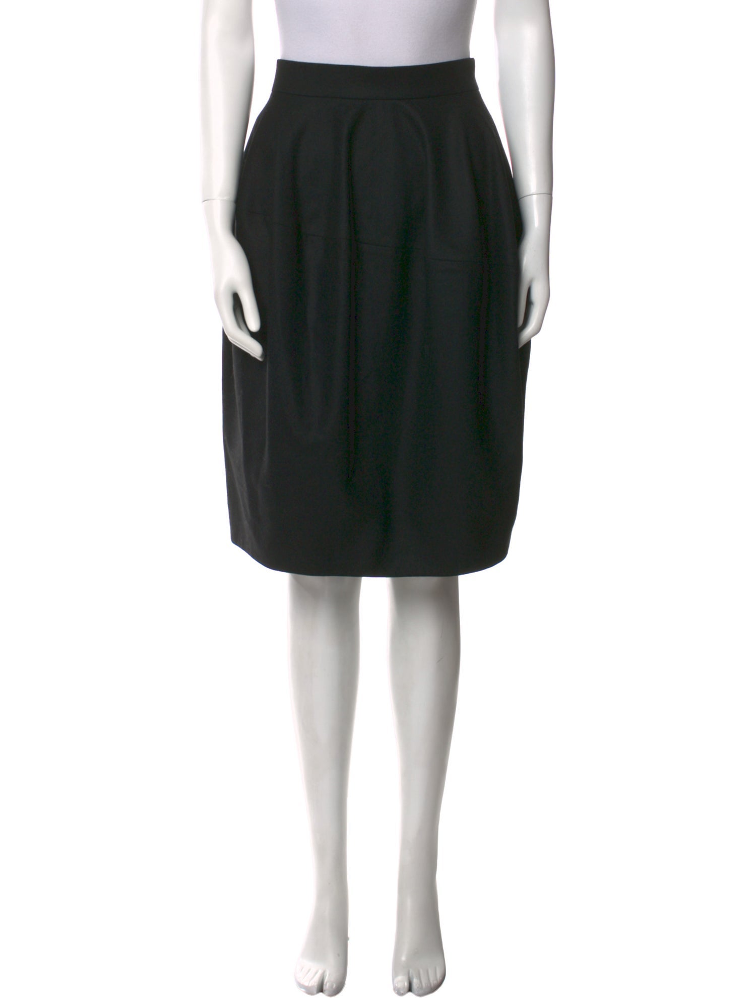 Yves Saint Laurent Wool Knee-Length Skirt