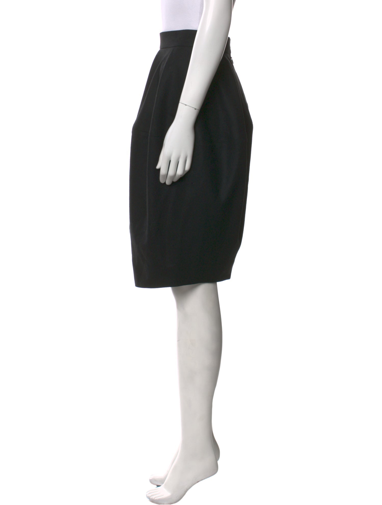 Yves Saint Laurent Wool Knee-Length Skirt