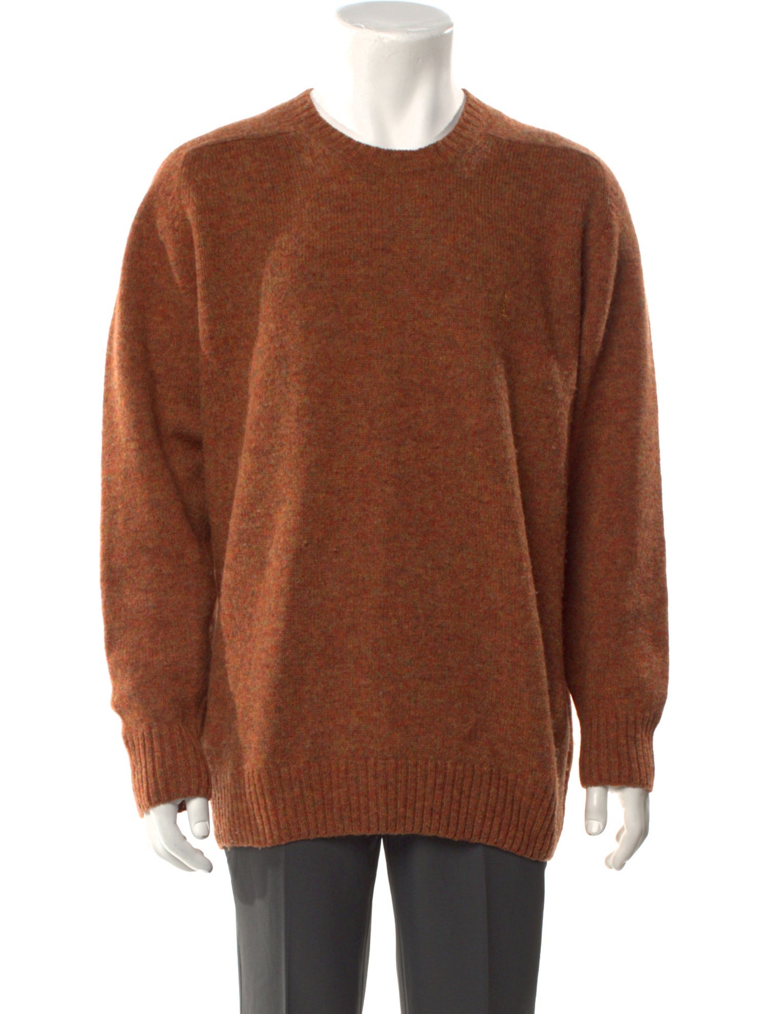 Yves Saint Laurent Wool Crew Neck Pullover