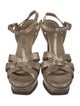Yves Saint Laurent Leather T-Strap Sandals