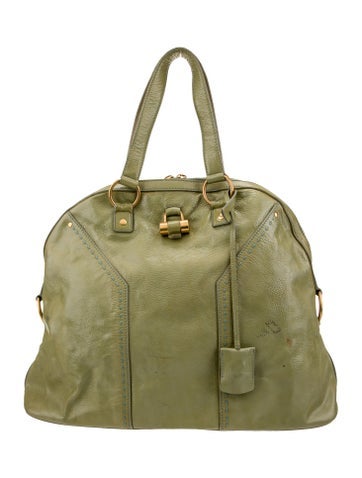 Yves Saint Laurent Handle Bags Patent Leather Top Bag