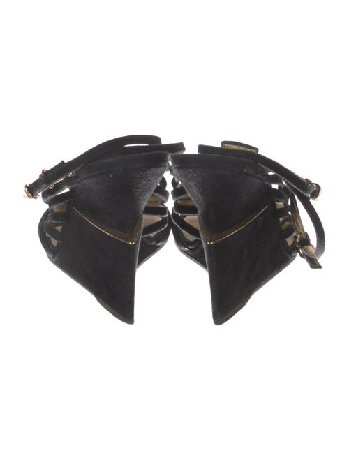 Yves Saint Laurent Suede Slingback Sandals