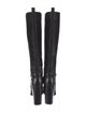 Yves Saint Laurent Ponyhair Leather Trim Embellishment Boots