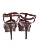 Yves Saint Laurent Leather T-Strap Sandals
