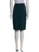 Yves Saint Laurent Alpaca Knee-Length Skirt