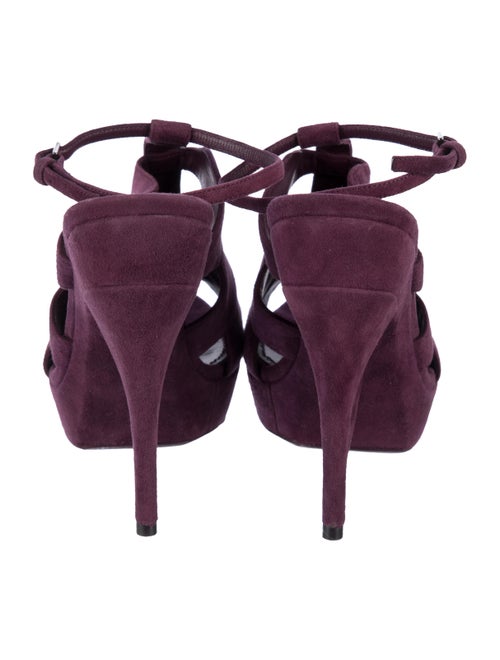 Yves Saint Laurent Suede Slingback Sandals