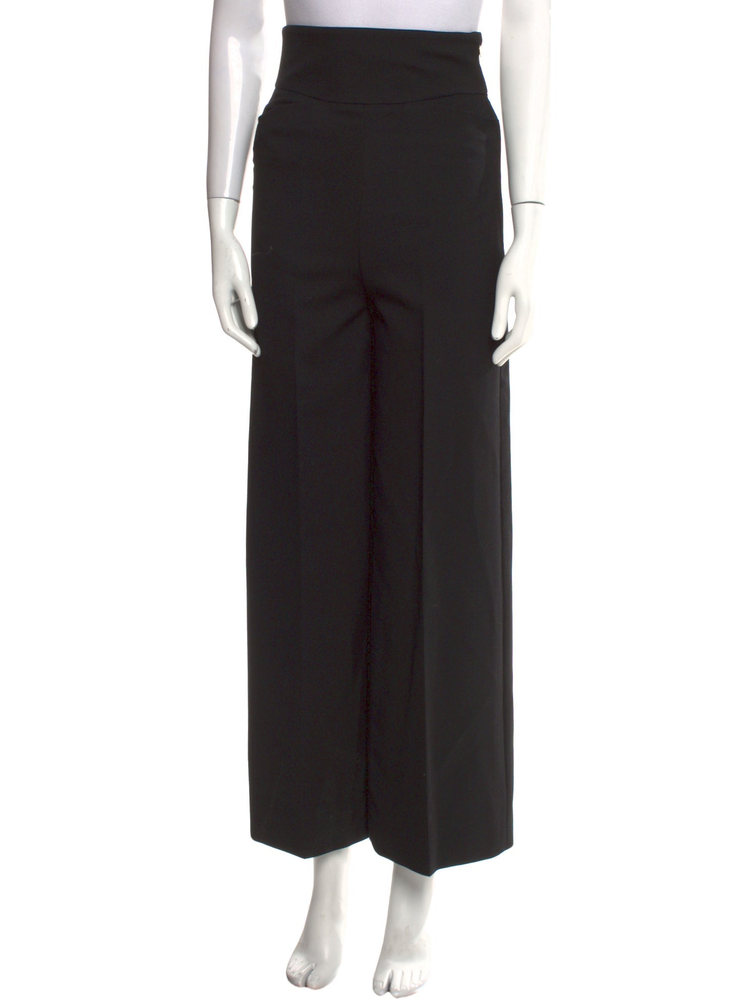 Yves Saint Laurent Wool Wide Leg Pants