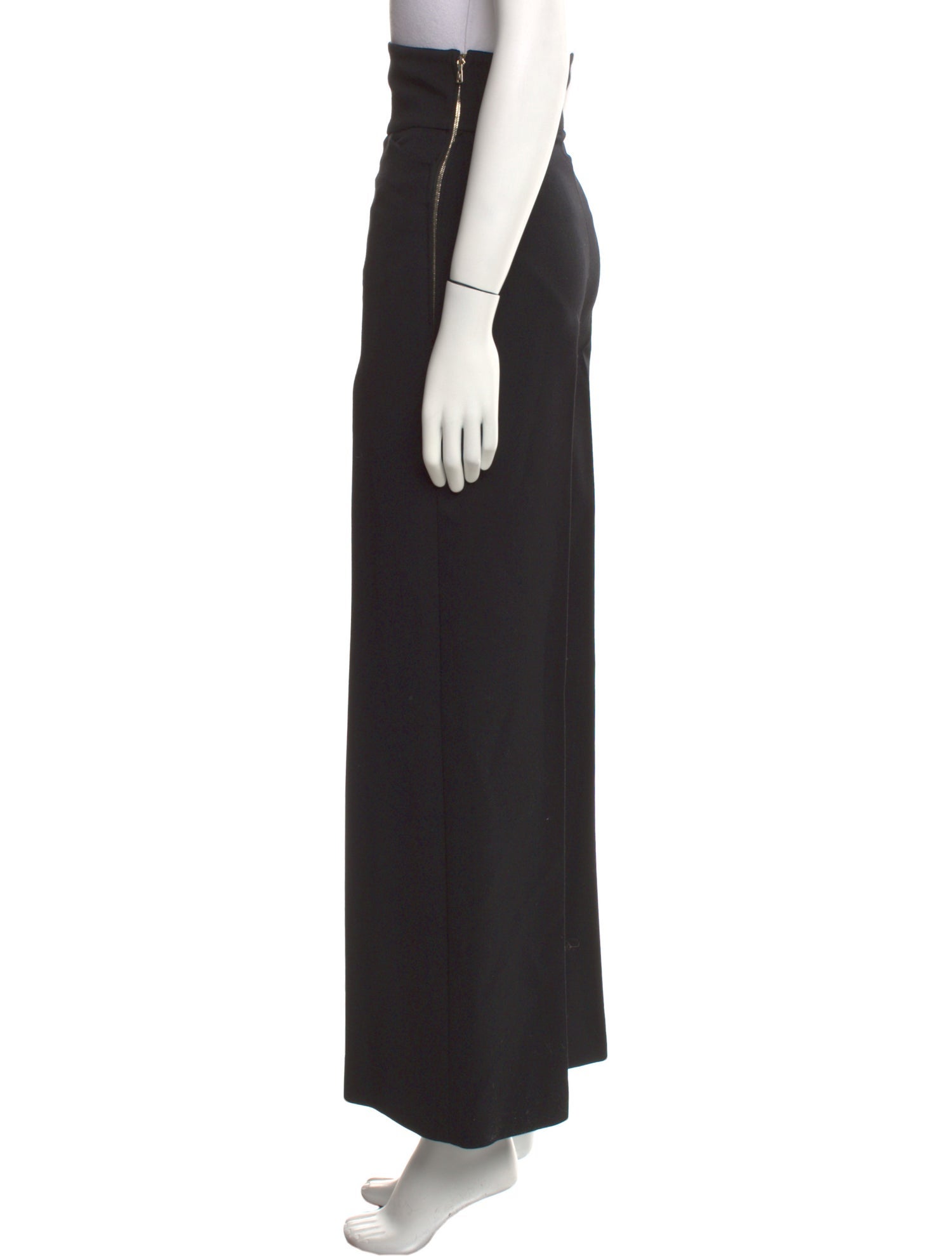 Yves Saint Laurent Wool Wide Leg Pants