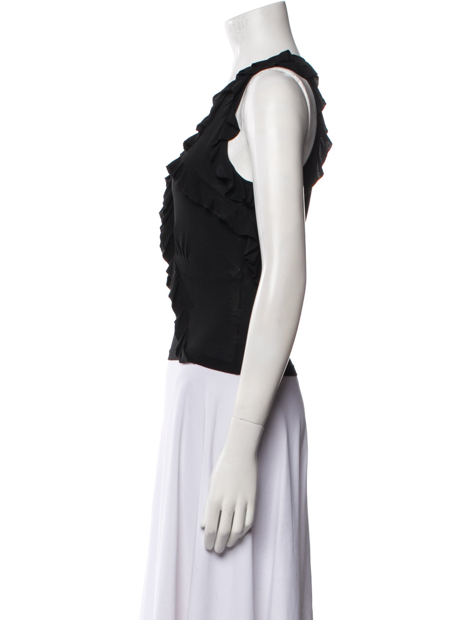 Yves Saint Laurent Rive Gauche Vintage 2000's Crop Top