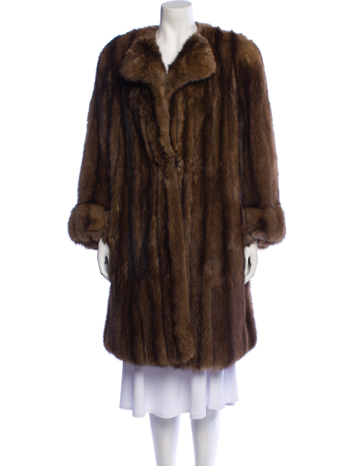 Yves Saint Laurent Vintage 1980's Fur Coat