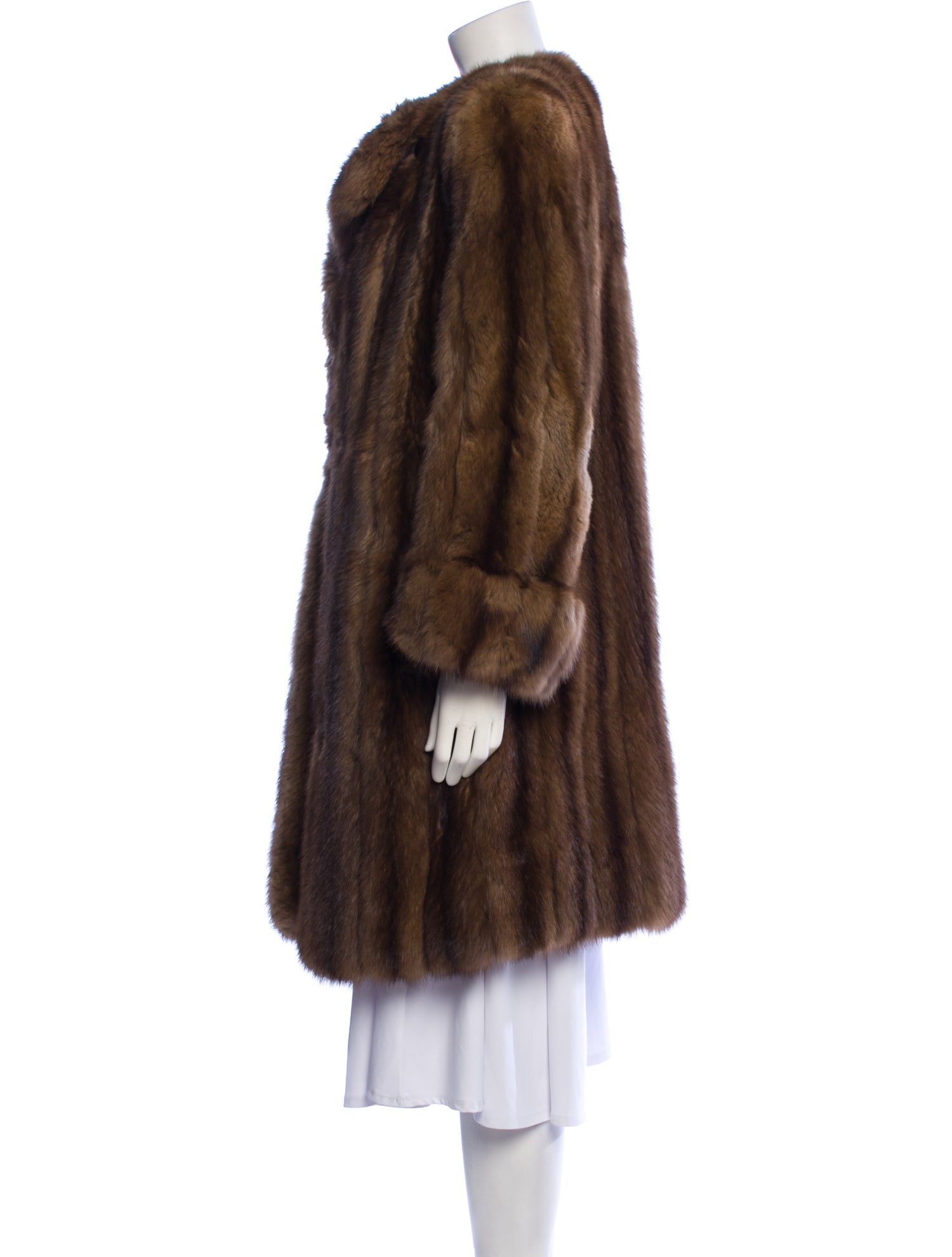 Yves Saint Laurent Vintage 1980's Fur Coat