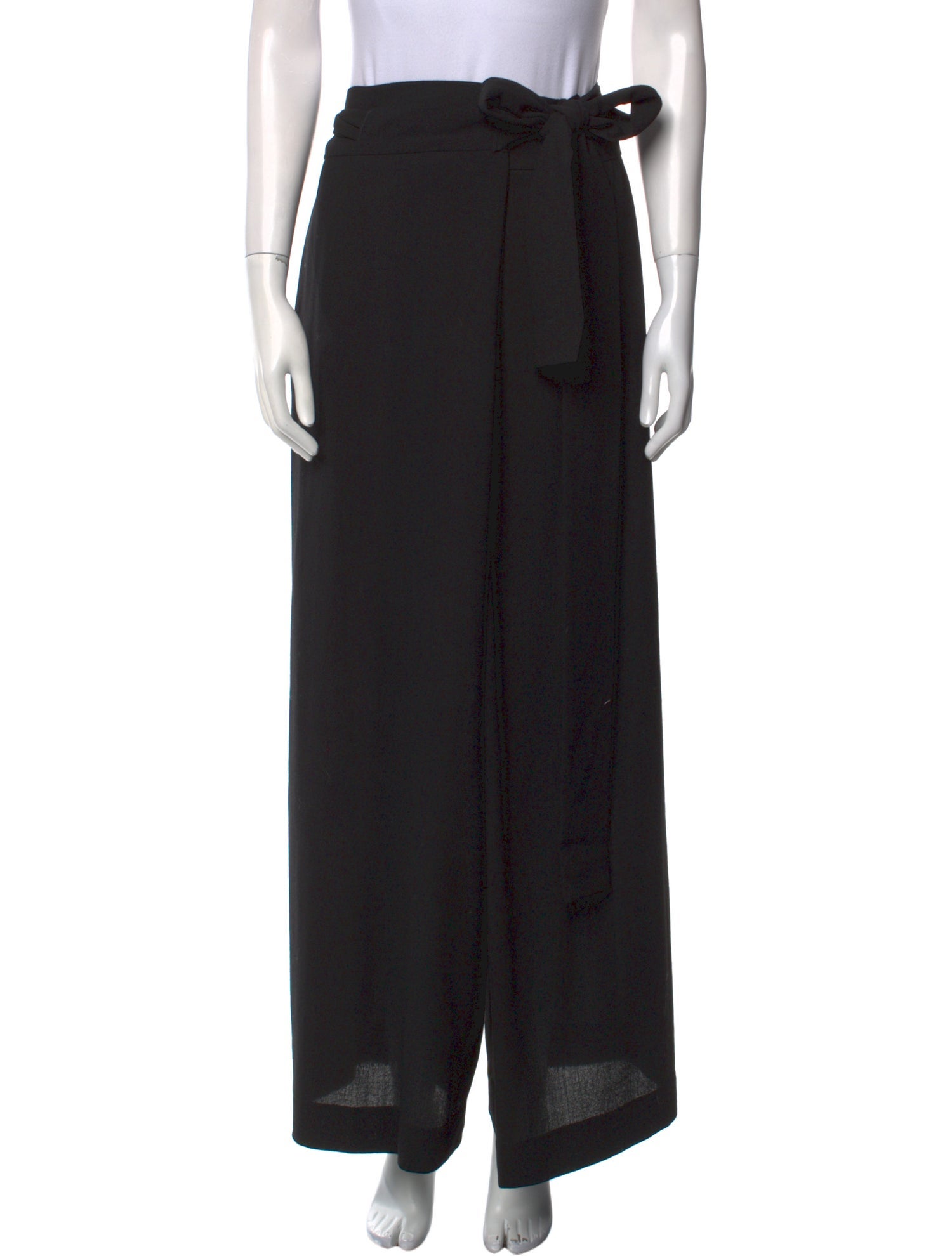 Yves Saint Laurent Wool Wide Leg Pants