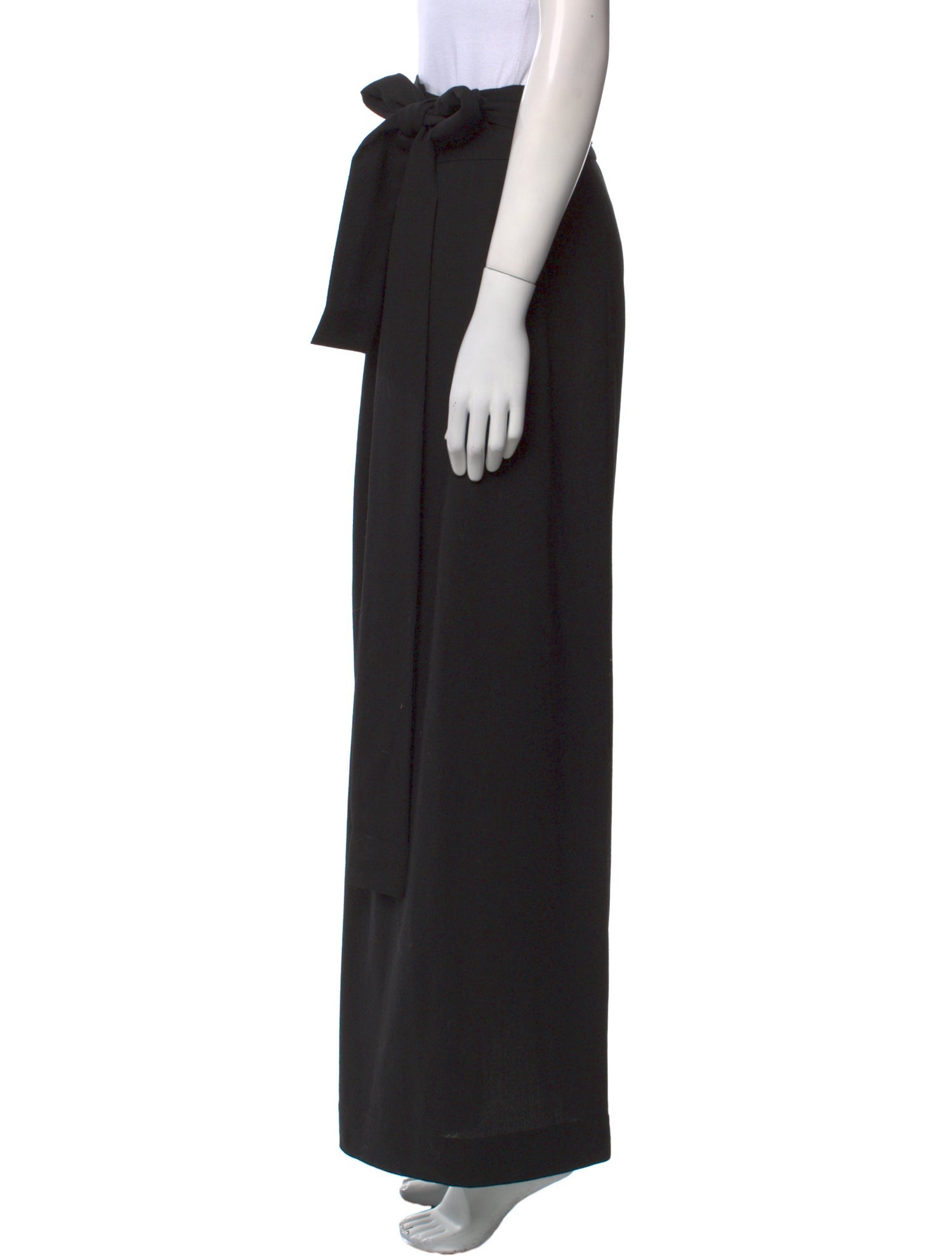 Yves Saint Laurent Wool Wide Leg Pants