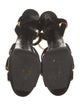 Yves Saint Laurent Rive Gauche Suede Sandals