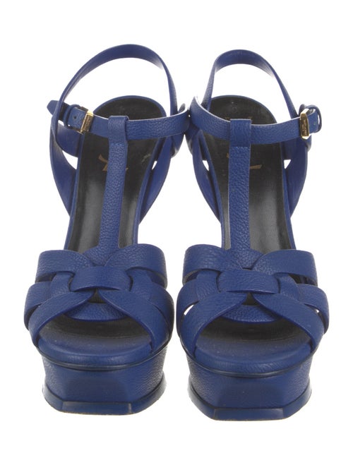 Yves Saint Laurent Leather T-Strap Sandals