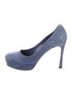 Yves Saint Laurent Rive Gauche Suede Pumps