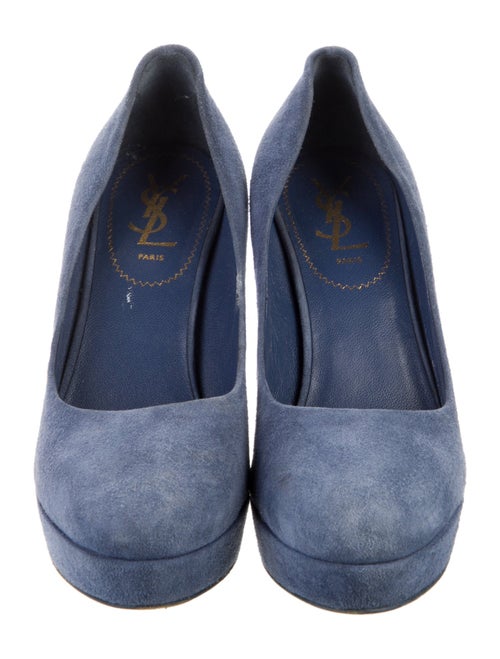 Yves Saint Laurent Rive Gauche Suede Pumps