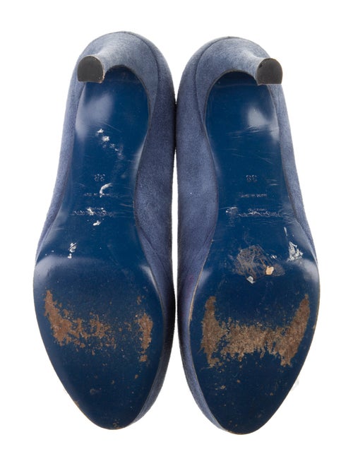 Yves Saint Laurent Rive Gauche Suede Pumps