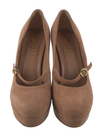 Yves Saint Laurent Rive Gauche Suede Pumps