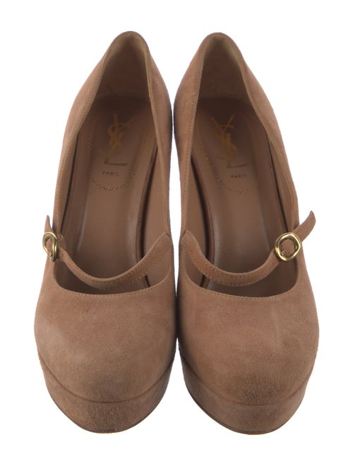 Yves Saint Laurent Rive Gauche Suede Pumps
