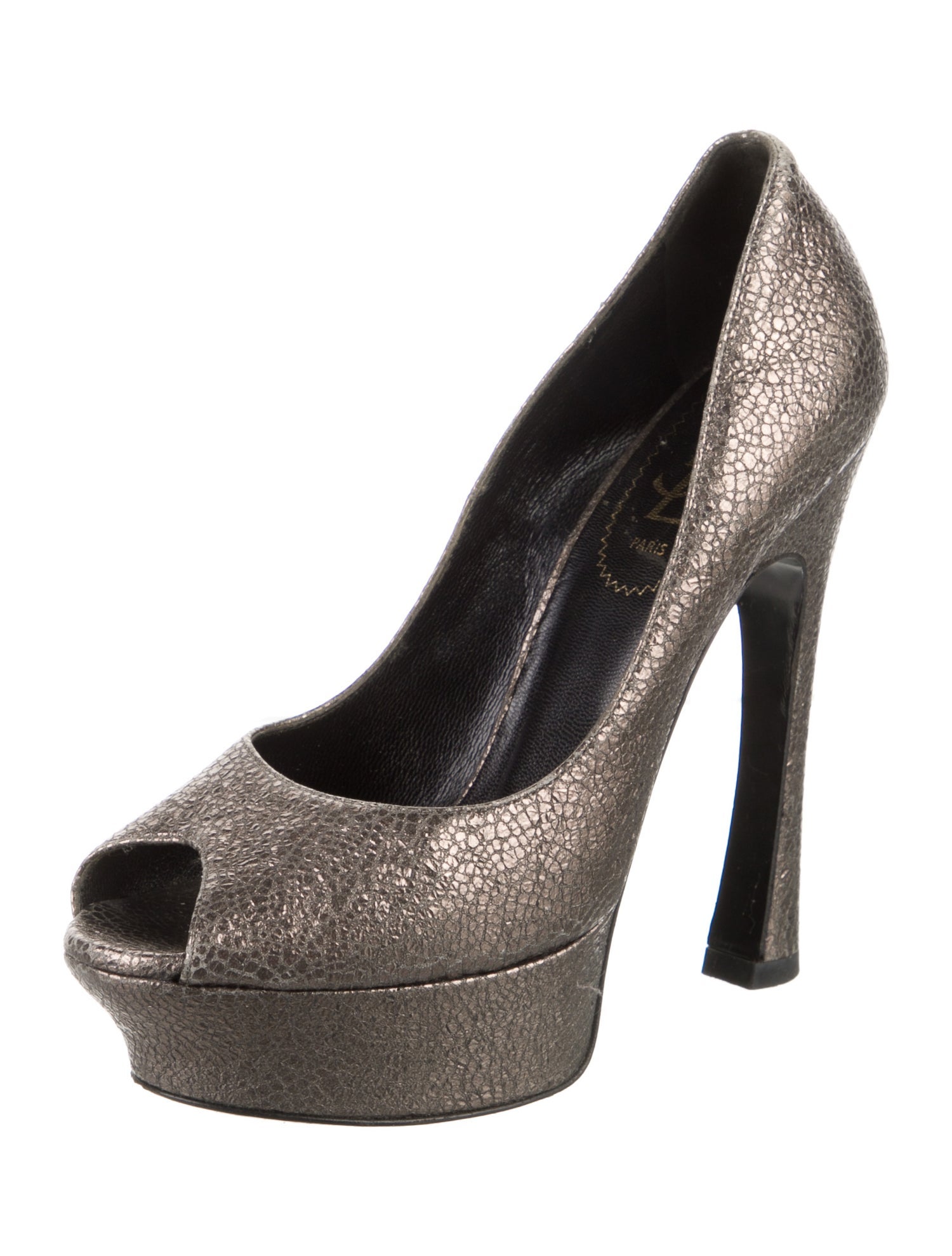 Yves Saint Laurent Rive Gauche Leather Pumps